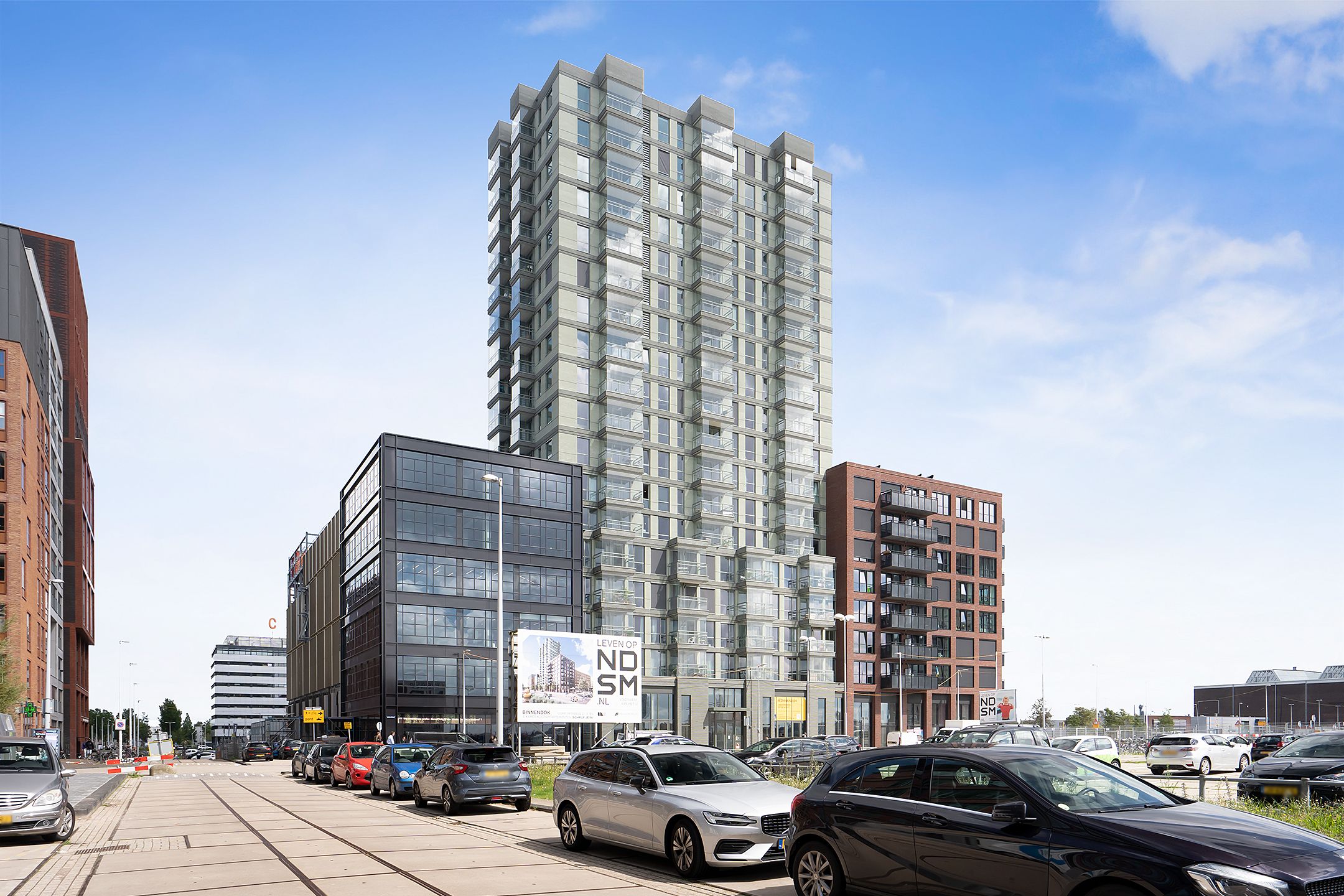 Woning aan de NDSM-straat te Amsterdam