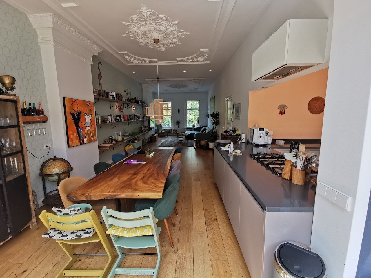 Woning aan de Oosterpark te Amsterdam