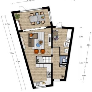 Woning aan de von Fraunhoferhof te Nijmegen
